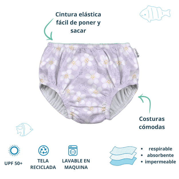 Pañal de Agua Reutilizable Flores Green Sprouts