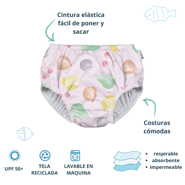 Pañal de Agua Reutilizable Frutas Green Sprouts