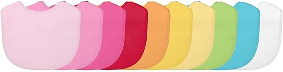 Pack 10 Baberos Impermeable Mix Rosado Green Sprouts