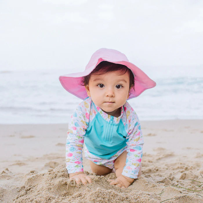 Gorro Filtro UV Brim Rosa Green Sprouts