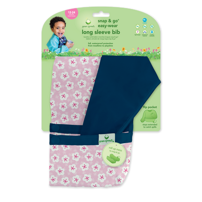Babero Impermeable Blossom Manga Larga (6-18m)