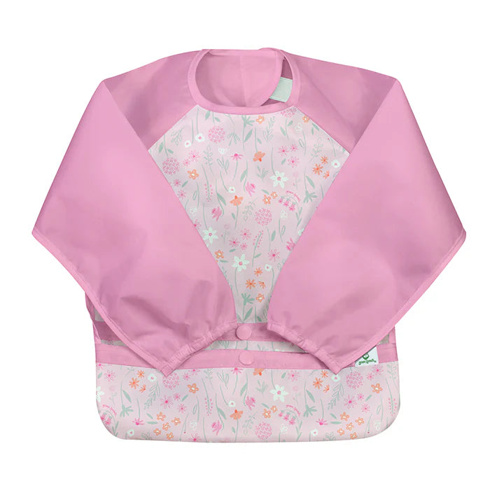 Pack 2 Baberos Impermeables Pink Aqua Manga Larga