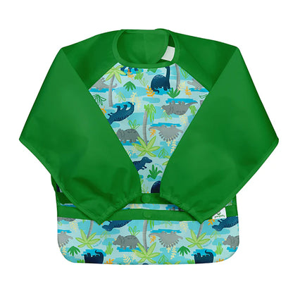 Babero Impermeable Dinos Manga Larga (6-18m)