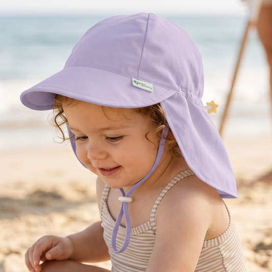 Gorro Flap UPF50+ Lila Green Sprouts