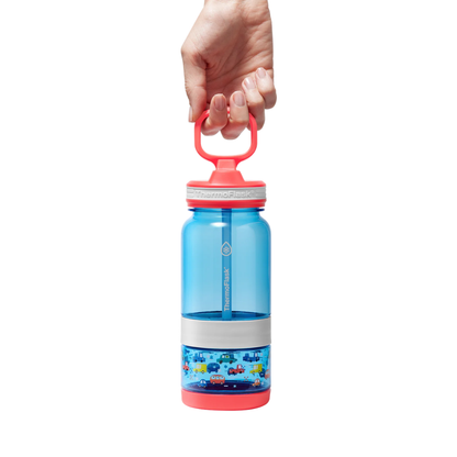 Botella Tritan™ 2 en 1 para Agua y Snacks Autos Thermoflask