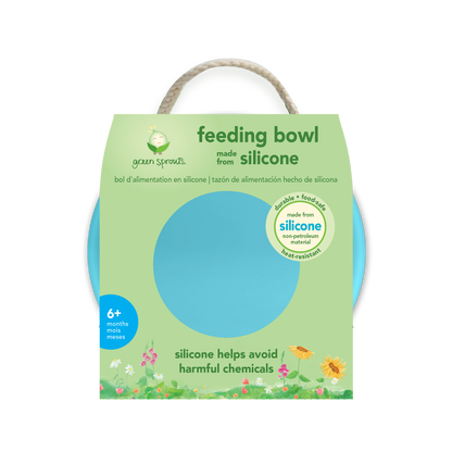 Bowl de Silicona Celeste +6 meses Green Sprouts
