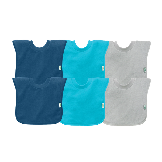 Pack 6 Baberos Impermeable Sin Cierre Blue Green Sprouts