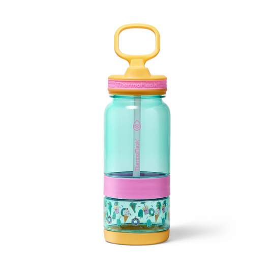 Botella Tritan™ 2 en 1 para Agua y Snacks Dulces Thermoflask