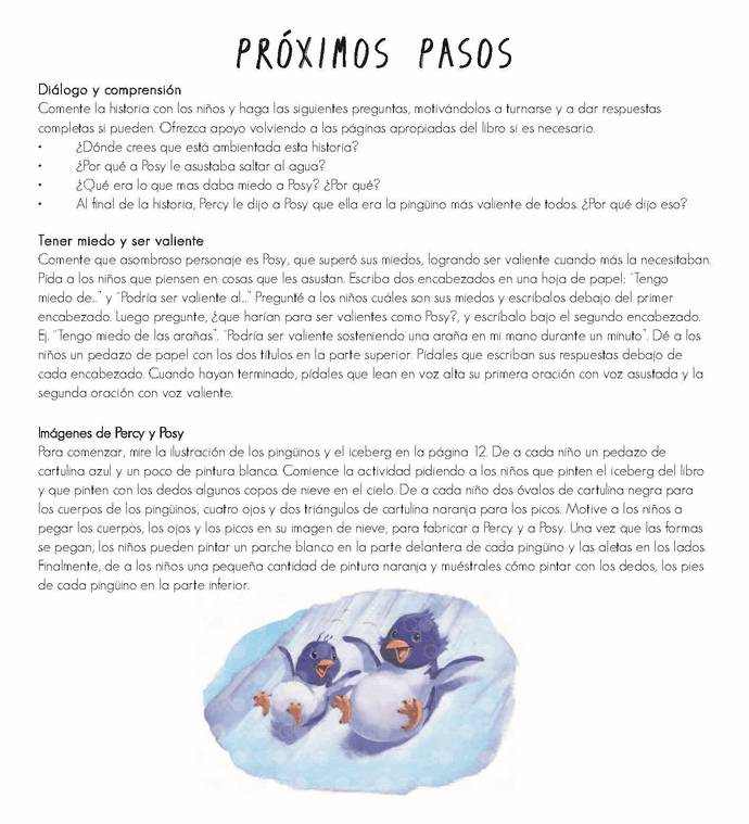 Una pingüino poco valiente (2a+)
