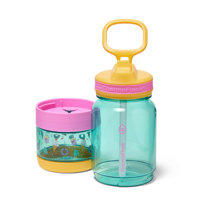 Botella Tritan™ 2 en 1 para Agua y Snacks Dulces Thermoflask