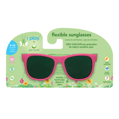 Anteojos de Sol Filtro UV Rosado Green Sprouts