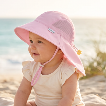 Gorro UPF50+ Aventura Rosa Green Sprouts