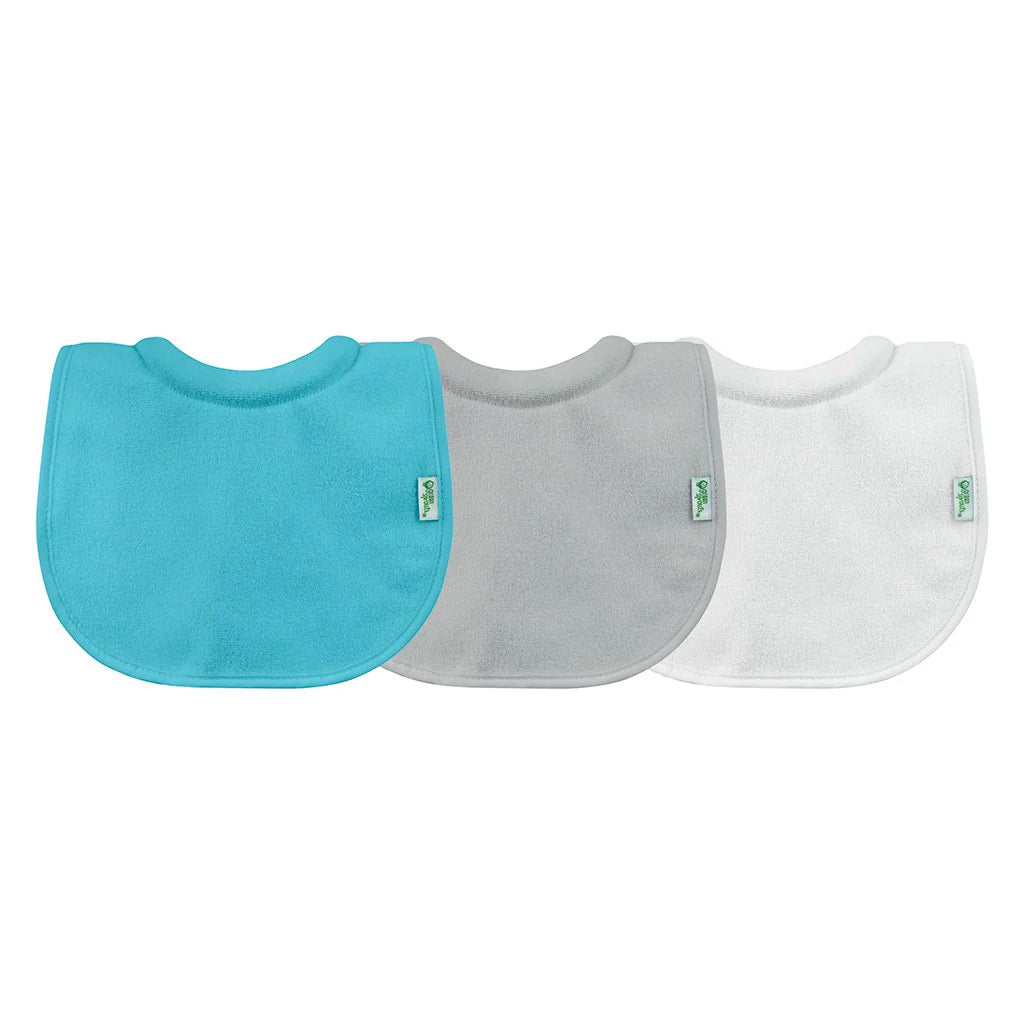 Pack 3 Baberos Impermeable Con Cuello Aqua Green Sprouts
