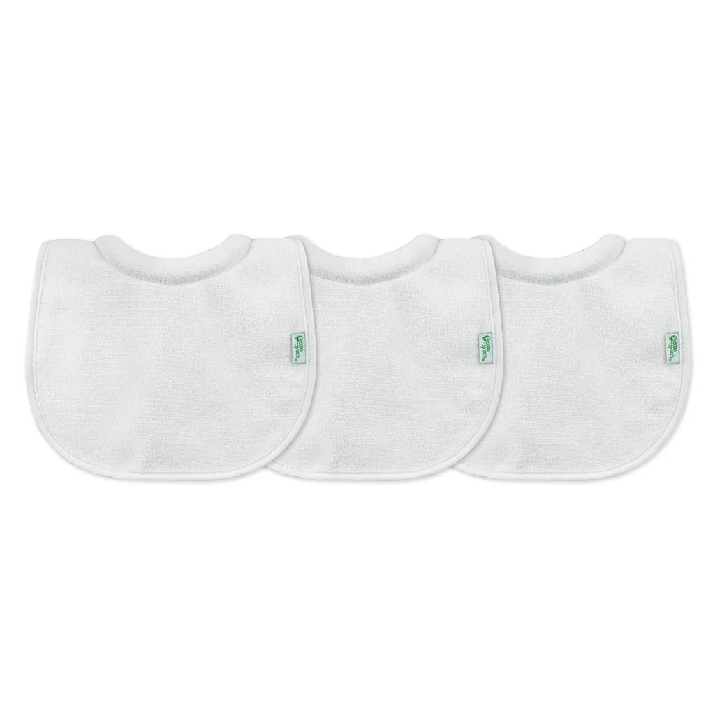 Pack 3 Baberos Impermeable Con Cuello Blanco Green Sprouts