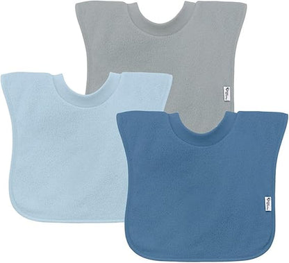Pack 3 Baberos Impermeable Polera Arándano Green Sprouts (9-18m)