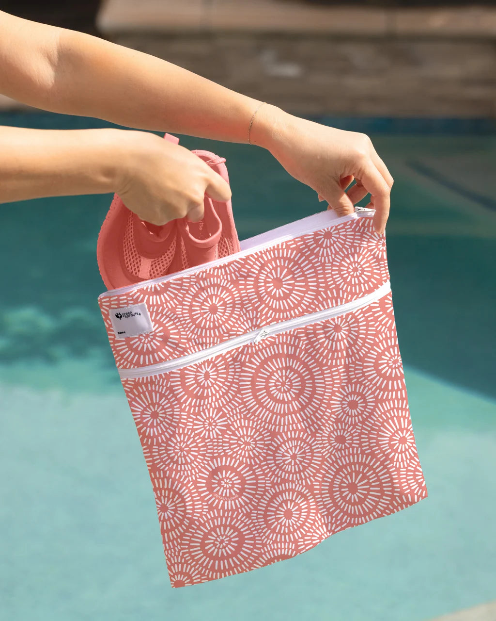 Bolso Impermeable Coral Green Sprouts