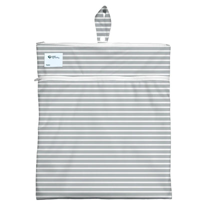 Bolso Impermeable Rayas Gris Green Sprouts