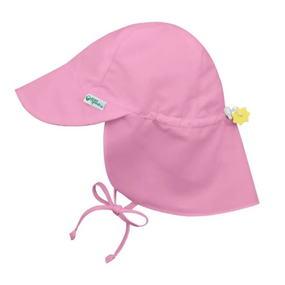 Gorro Flap UPF50+ Rosa Cinta Green Sprouts