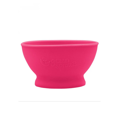Bowl de Silicona Rosado +6 meses Green Sprouts