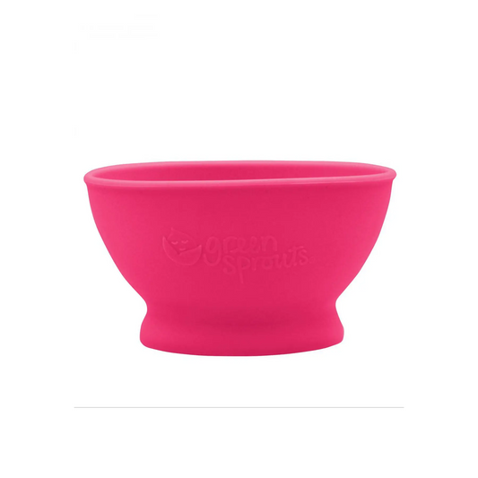Bowl de Silicona Rosado +6 meses Green Sprouts