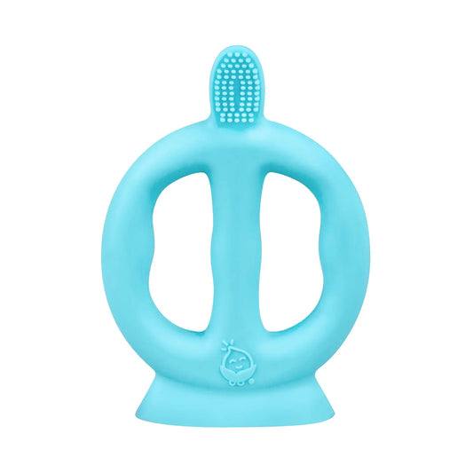 Cepillo de diente de aprendizaje Celeste Green Sprouts (+6m)