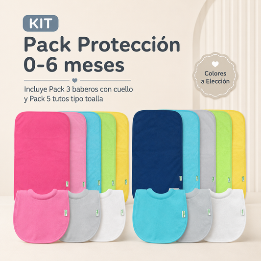 Pack Protección – Baberos con cuello + tutos