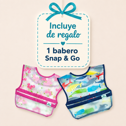 Pack Sin Manchas: 3 Baberos con cuello + 5 Tutos + ¡¡REGALO Babero con Bolsillo!! (NIÑO)