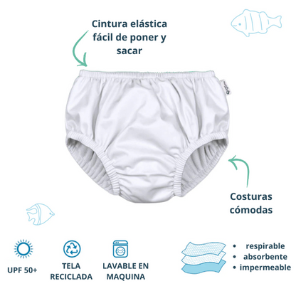 Pañal de Agua Reutilizable Blanco Green Sprouts