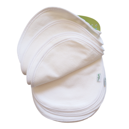 Pack 10 Baberos Impermeable Blanco Green Sprouts (3-12m)