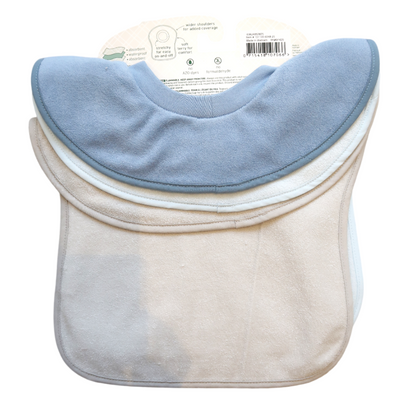 Pack 3 Baberos Impermeable Polera Arándano Green Sprouts (9-18m)