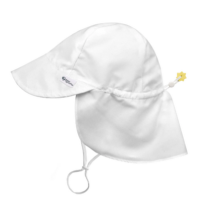 Gorro Flap UPF50+ Blanco Green Sprouts