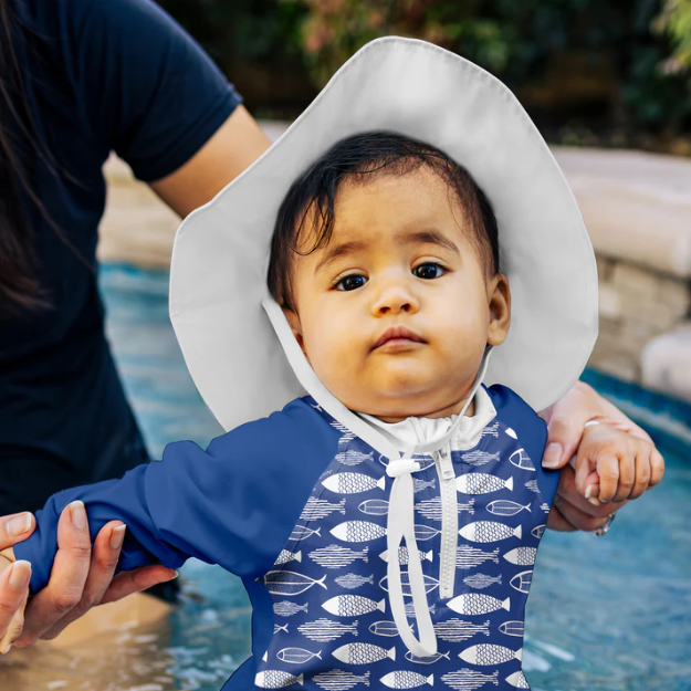 Gorro Filtro UV Brim Blanco Green Sprouts