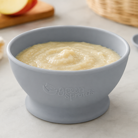 Bowl de Silicona Gris +6 meses Green Sprouts