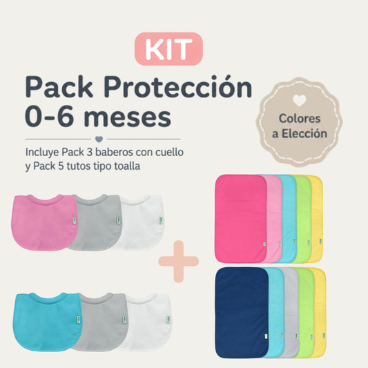 Pack Protección – Baberos con cuello + tutos