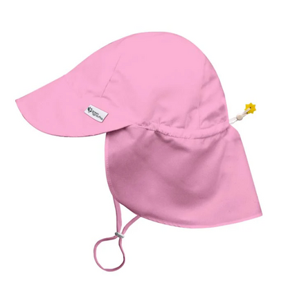 Gorro Flap UPF50+ Rosa Claro Green Sprouts