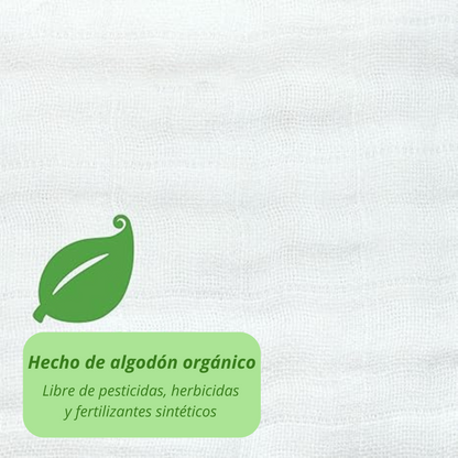 Pack 5 Tutos Impermeable Blanco Green Sprouts