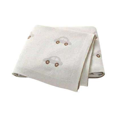 Manta Tejida 100% Algodón Auto Beige