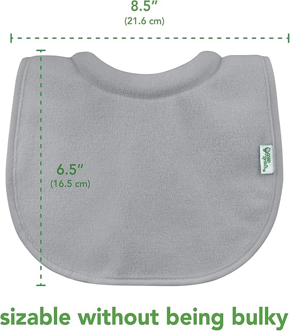 Pack 3 Baberos Impermeable Con Cuello Rosa Green Sprouts