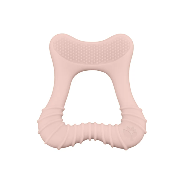 Mordedor Limpiador De Encías De Silicona Coral Green Sprouts (+3m)