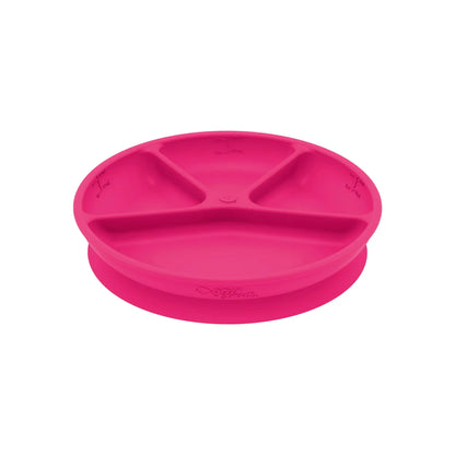 Plato de Silicona Ventosas Fucsia Green Sprouts
