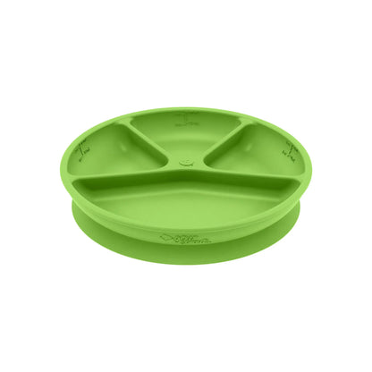 Plato de Silicona Ventosas Verde Green Sprouts