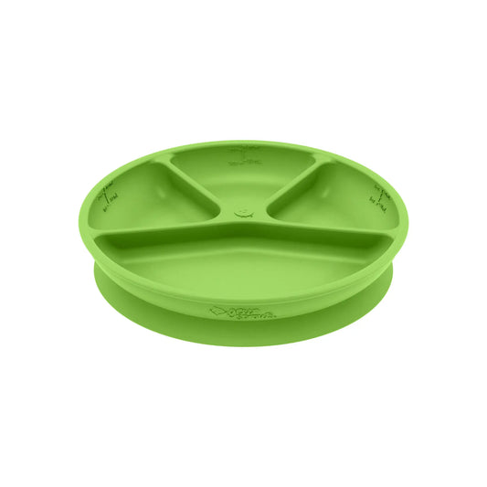 Plato de Silicona Ventosas Verde Green Sprouts