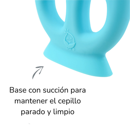 Cepillo de diente de aprendizaje Celeste Green Sprouts (+6m)