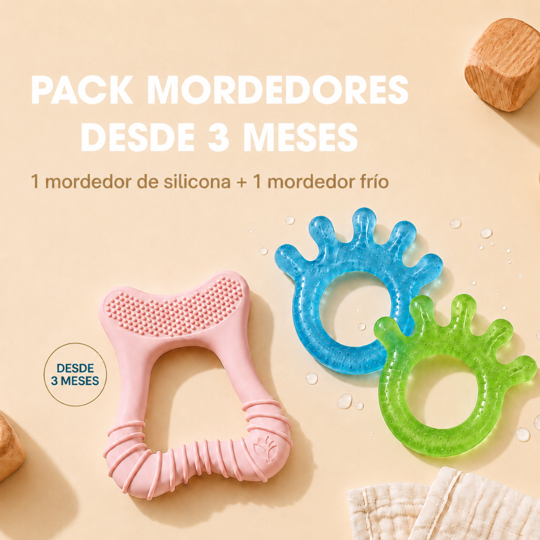 Pack Mordedores +3 Meses Azul