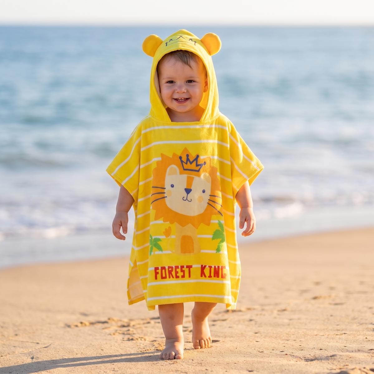 Toalla Poncho Niño León (1-6 años)